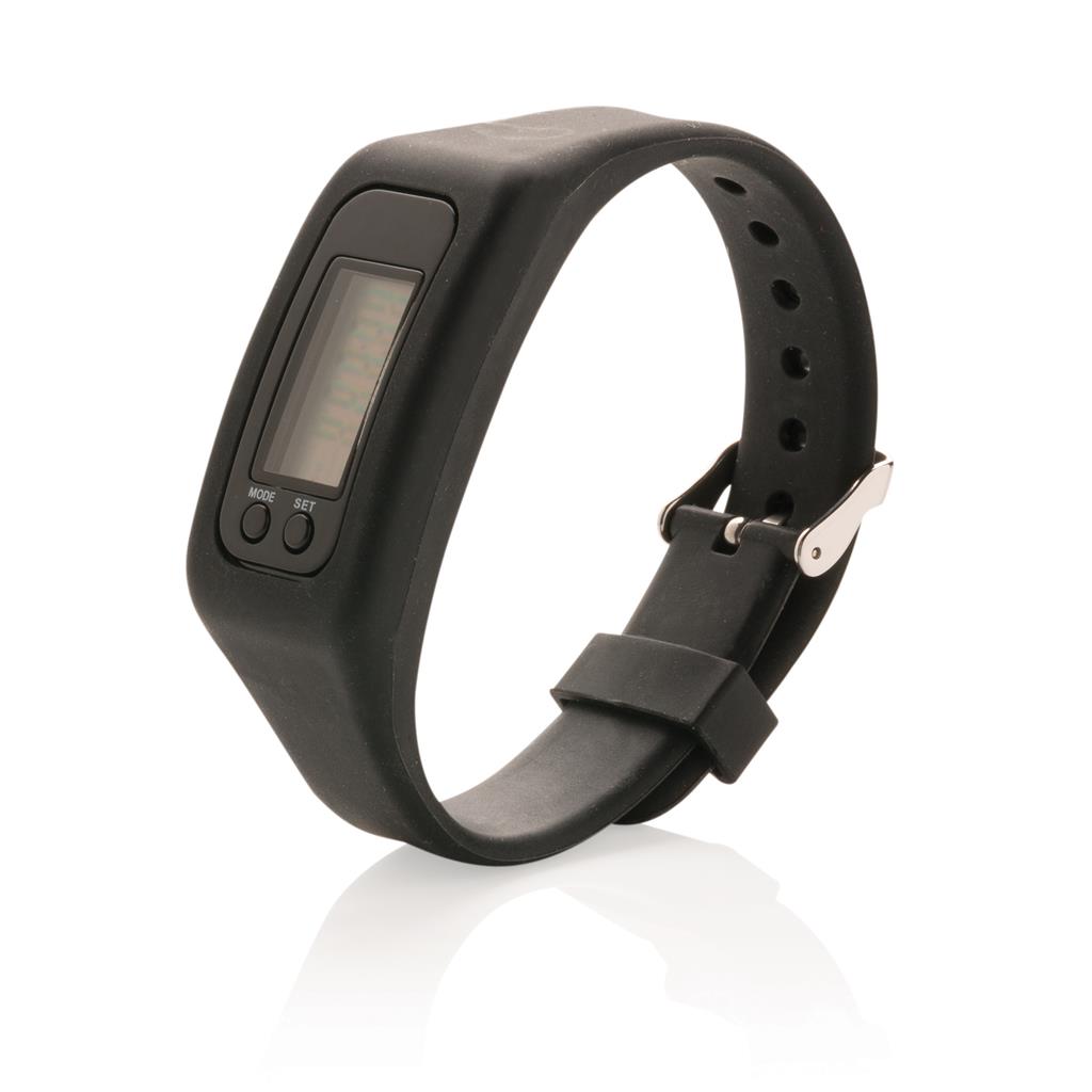 RUSE - مستطيل ، شاشة LCD ، ساعة رياضية رقمية