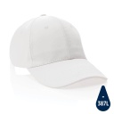 [HWAW 452] Impact AWARE ™ 6 Panel 280gr غطاء من القطن المعاد تدويره - أبيض