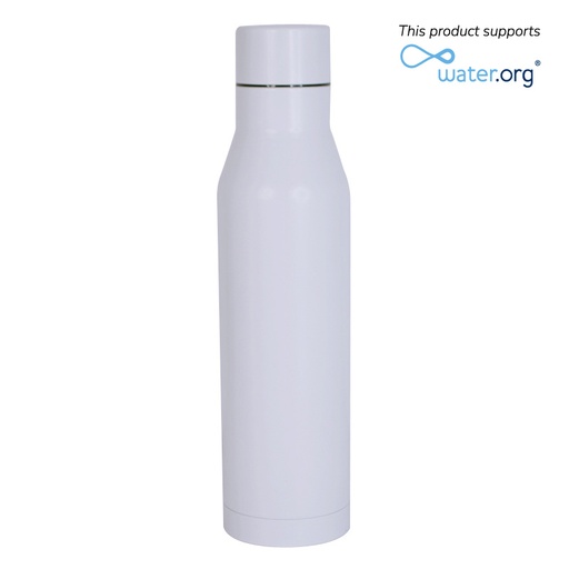 [DWHL 281] HUNFELD - CHANGE Collection زجاجة مياه SS مزدوجة الجدار - أبيض